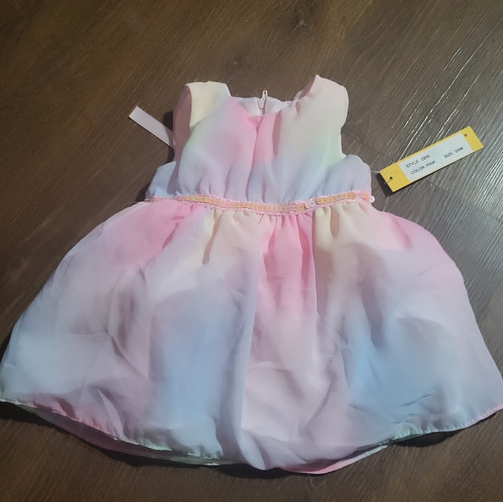Purple ROSE dress New With Tags 3/6 Month